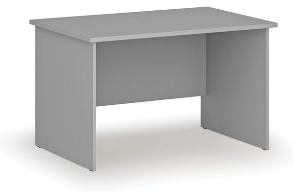 Kancelársky písací stôl PRIMO GRAY, 120x80 cm, sivá