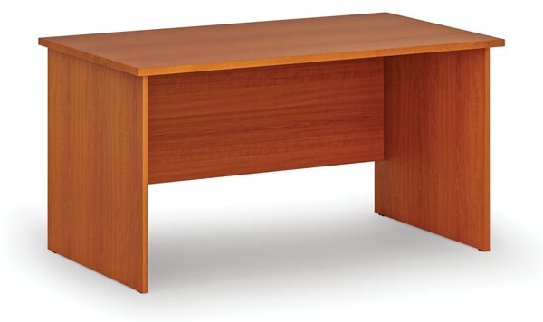Kancelársky písací stôl PRIMO WOOD, 140x80 cm, čerešňa