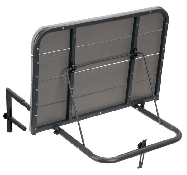 Závesný balkónový stôl ARETTO sivý