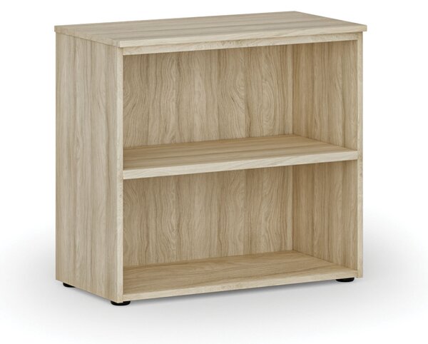 Kancelársky regál PRIMO WOOD, 800 x 420 x 740 mm, dub prírodný