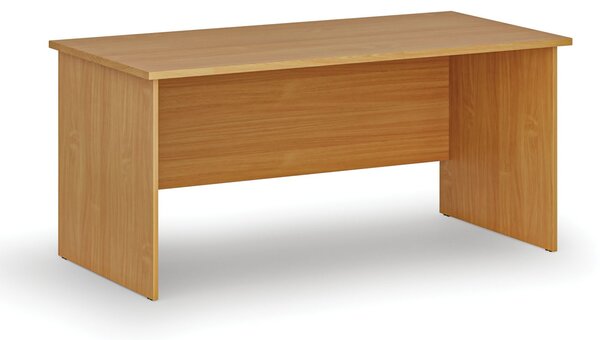Kancelársky písací stôl PRIMO WOOD, 160x80 cm, buk