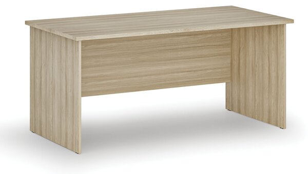 Kancelársky písací stôl PRIMO WOOD, 160x80 cm, dub prírodný