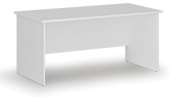 Kancelársky písací stôl PRIMO WHITE, 160x80 cm, biela