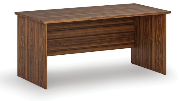 Kancelársky písací stôl PRIMO WOOD, 160x80 cm, orech