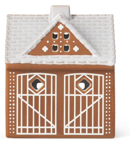 Porcelánový svietnik Gingerbread Lighthouse 11,5 cm