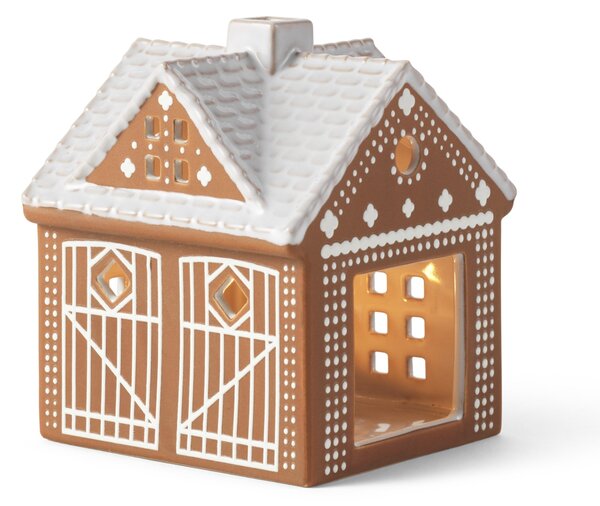 Porcelánový svietnik Gingerbread Lighthouse 11,5 cm