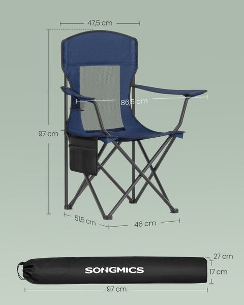 Set dvoch kempingových stoličiek GCB028Q01