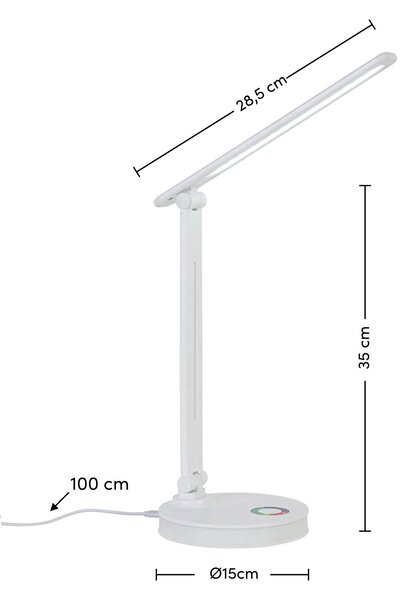 LED LAMPA NA PÍSACÍ STÔL dotykový stmievač Novel - Interiérové svietidlá