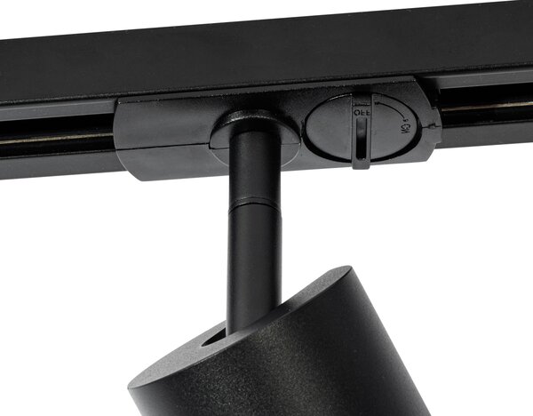 Moderné bodové svetlo s dymovým krúžkom pre 1-fázový koľajnicový systém GU10 50 mm - Iconic Jeana