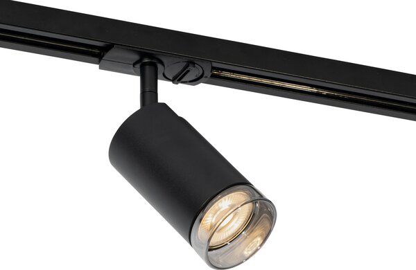 Moderné bodové svetlo s dymovým krúžkom pre 1-fázový koľajnicový systém GU10 50 mm - Iconic Jeana