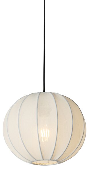 Japonská závesná lampa biela hodvábna 30 cm - Plu