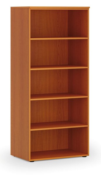 Kancelársky regál PRIMO WOOD, 800 x 500 x 1781 mm, čerešňa