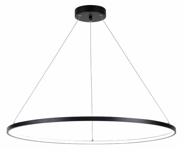 Zuma Line PEN89424-90BK LED závesné stropné svietidlo HORIK | 40W integrovaný LED zdroj | 3000/4000/6000K