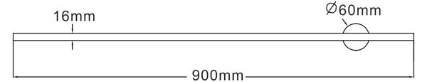Zuma Line W90477-90BK LED nástenné svietidlo TROY | 12W integrovaný LED zdroj | 40000K
