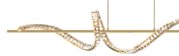 Zuma Line MD3170-1-3GT LED závesné stropné svietidlo ATHESA | 26W integrovaný LED zdroj | 2700-6000K