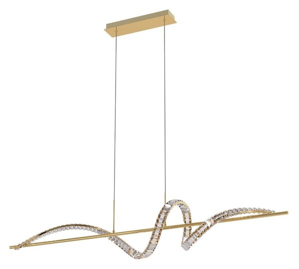 Zuma Line MD3170-1-3GT LED závesné stropné svietidlo ATHESA | 26W integrovaný LED zdroj | 2700-6000K