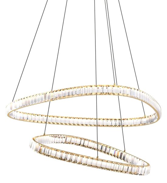 Zuma Line MD3169-2-3GT LED závesné stropné svietidlo ATHESA | 38W integrovaný LED zdroj | 2700-6000K