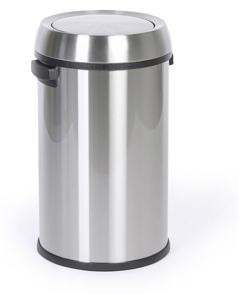 Odpadkový kôš, 65 l, nerez, výkyvné veko