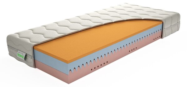 Texpol Komfortný matrac DREAM LUX - matrac s VISCO penou a Aloe Vera Silver poťahom 200 x 200 cm