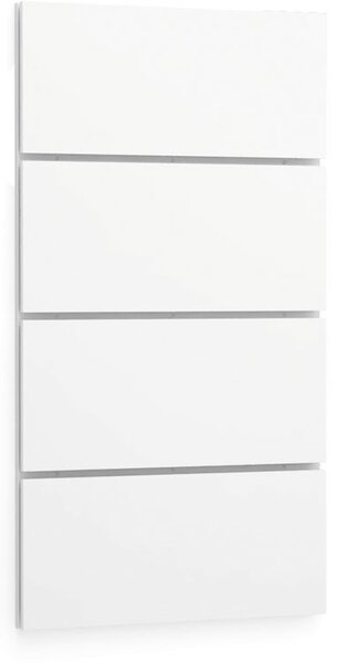 Nástenný panel LAYERS, 800 x 54 x 1486 mm, biela