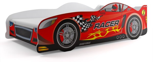 Detská posteľ CARS 160x80 cm Červená