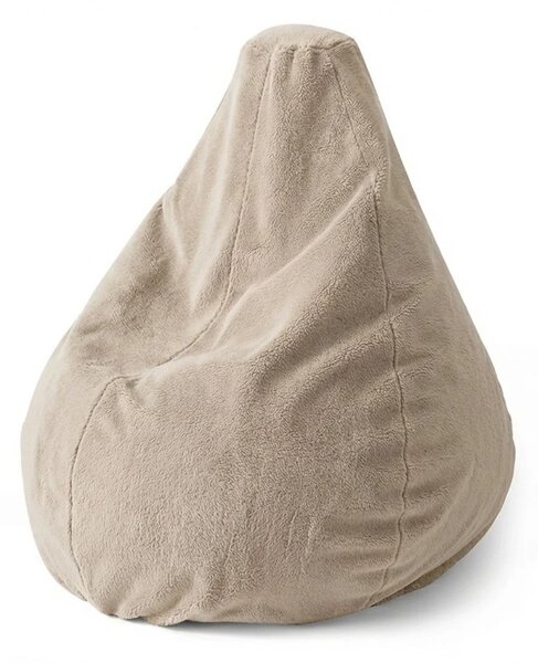 Sablio Sedací vak Pear SOFTY - Sand - 70 x 95 x 15 cm