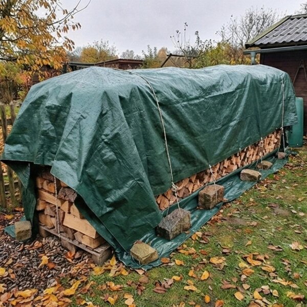 Ochranný obal na záhradný nábytok 500x150 cm zelený