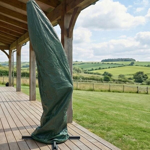 Ochranný obal na záhradný slnečník 220 cm zelený