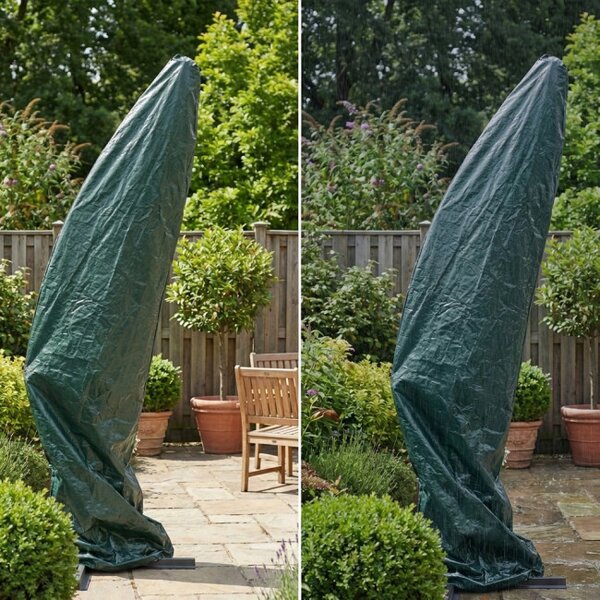Ochranný obal na záhradný slnečník 220 cm zelený