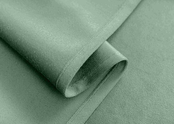 Mentolový zatemňovací záves VELVET 140x250 cm Zavesenie: Riasiaca páska