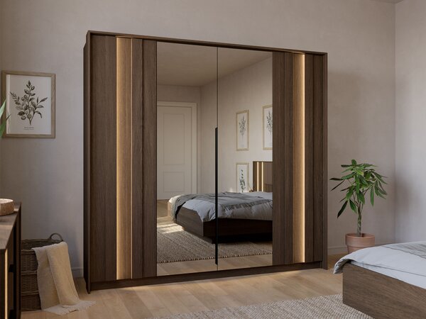 Šatníková skriňa Amaro 223x210x60 - dub dunin