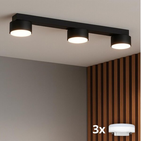 Brilagi - LED bodové svietidlo MONO 3xGX53/13W/230V čierne