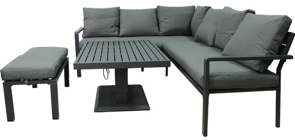 Set záhradného nábytku MARBELLA sivý ALM9422