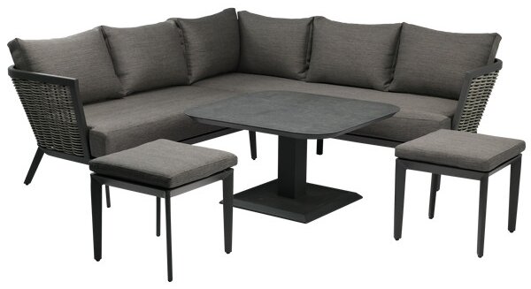 Set záhradného nábytku TALLINN sivý ALM8123