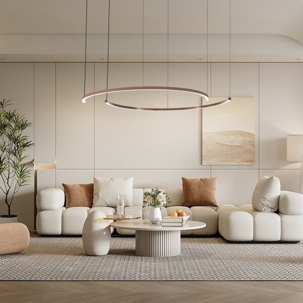 Immax NEO 07328L - LED stmievateľný luster na lanku FINO 72W/230V 120 cm, ružovo-zlatý, Tuya + diaľkové ovládanie