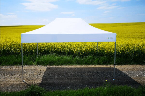 BRIMO Párty stan 4x6 m Premium (Alu) s 3 stenami – Rýchlorozkladací - s 3 stenami - Čierna 17