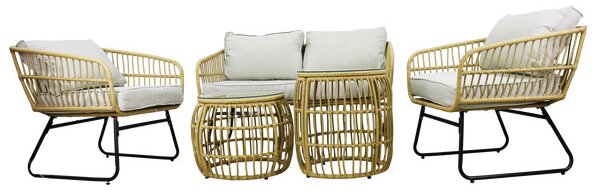 Set záhradného nábytku VIRELLA hnedý ABI7534