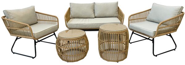 Set záhradného nábytku VIRELLA hnedý ABI7534