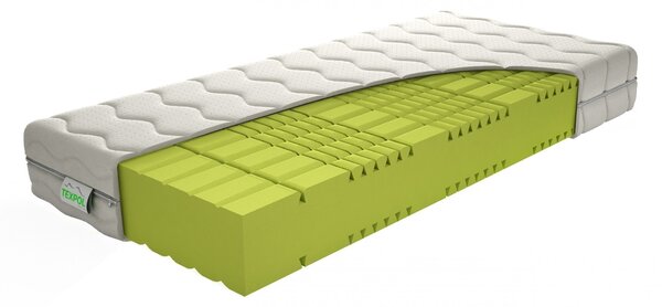 Texpol PREMIUM HARD - tuhší matrac zo studenej peny s poťahom Aloe Vera Silver 80 x 190 cm
