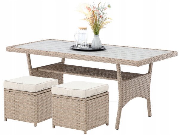 Set záhradného nábytku CESME hnedý ABI3517
