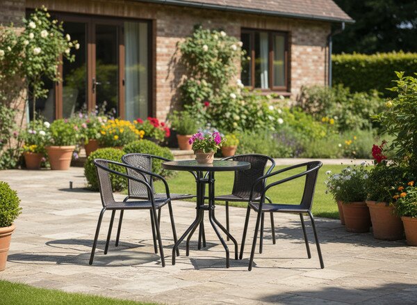 Záhradný stôl BISTRO čierny NEO2262