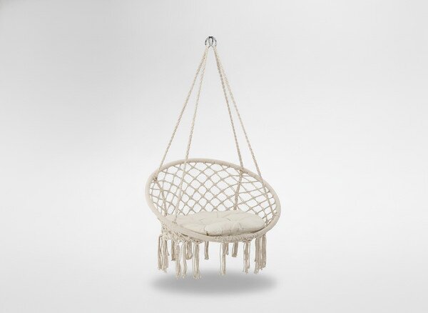 Závesné kreslo BOHO béžové HAM5288