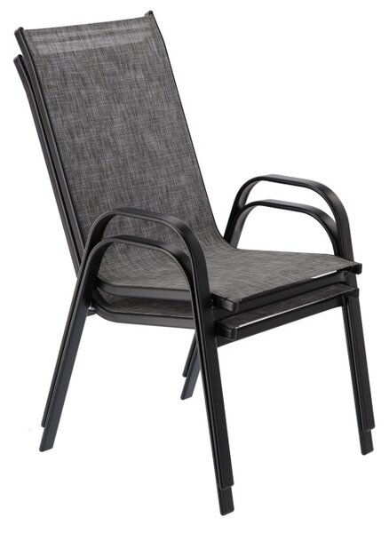 Set záhradných stoličiek ORIANA sivé NEO9917 (2 ks)