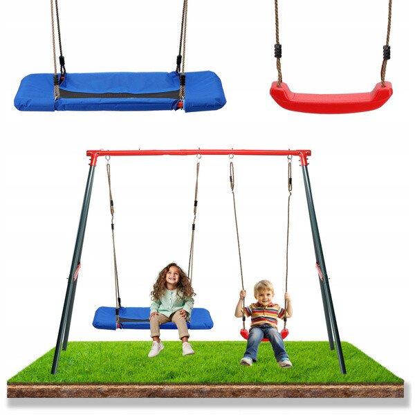 Záhradná hojdačka pre deti FUN DUO viacfarebná KRE1128