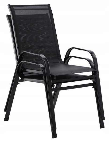 Set záhradných stoličiek BAR čierne TIH1625 (2 ks)