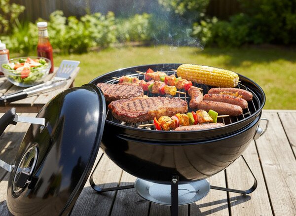 Záhradný gril APEX čierny BBQ0100