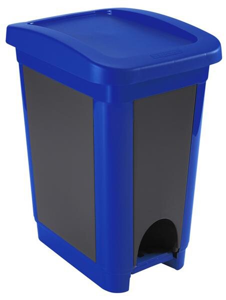 Plastový nášlapný kôš na odpadky HEIDRUN 20l MIX farieb