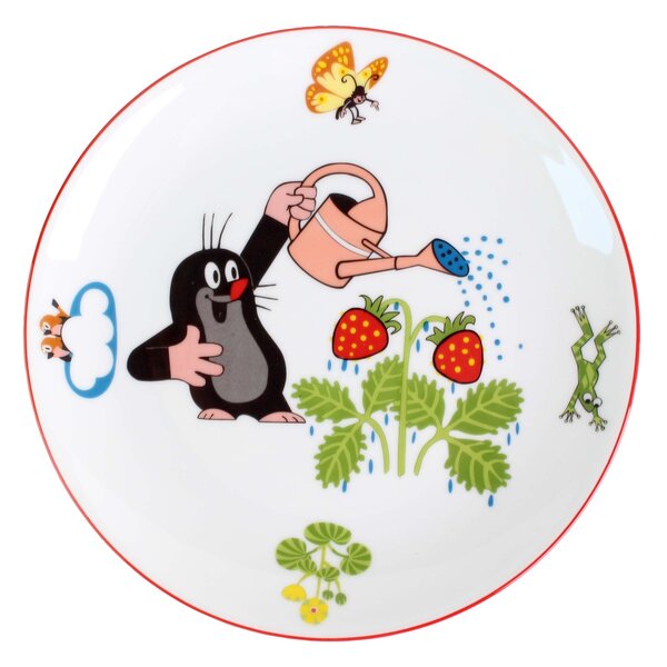 Porcelánový jedálenský tanier THUN 21cm krtko MIX motívov