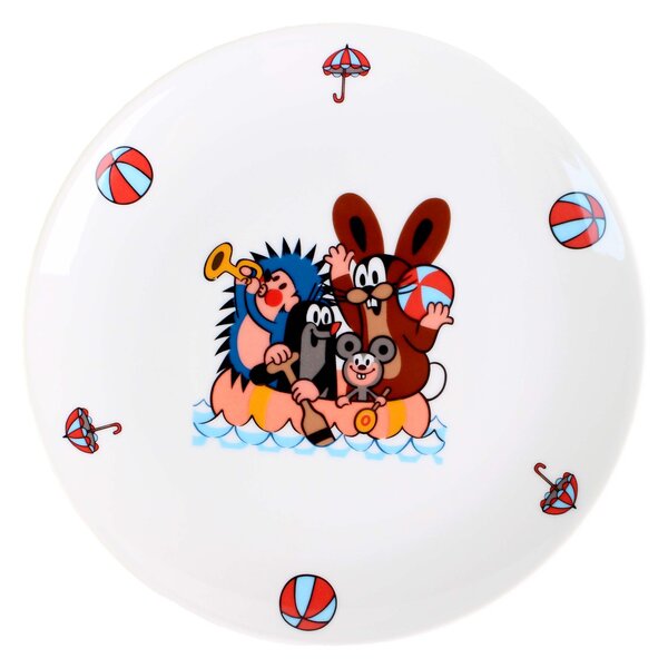 Porcelánový jedálenský tanier THUN 21cm krtko MIX motívov