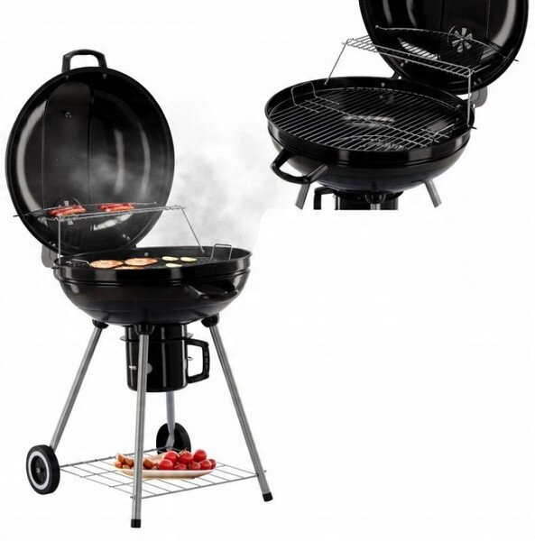 Záhradný gril CANYON čierny BBQ5313